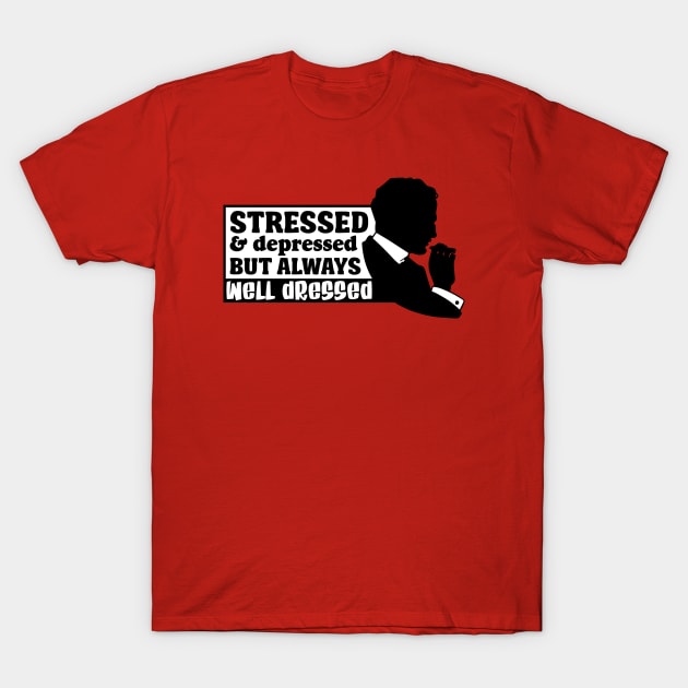 Stressed & Depressed T-Shirt by Capricornus Graphics